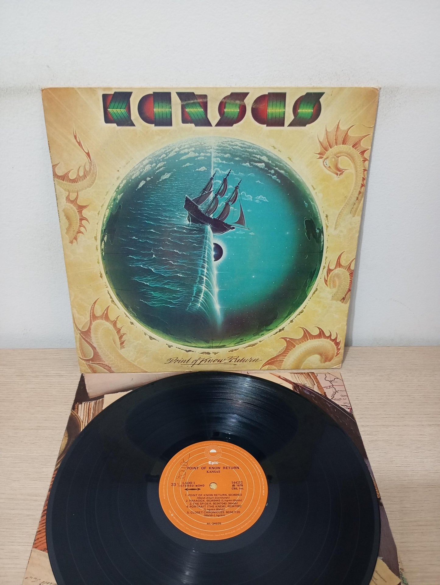 Lp Vinil Kansas Point Of Know Return Com Encarte