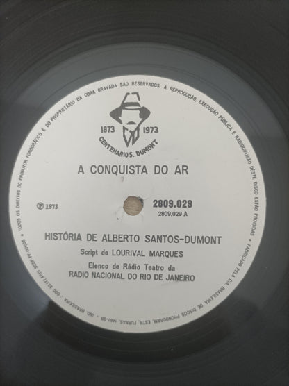 Lp Vinil Alberto Santos Dumont Centenário 1873-1973 Duplo