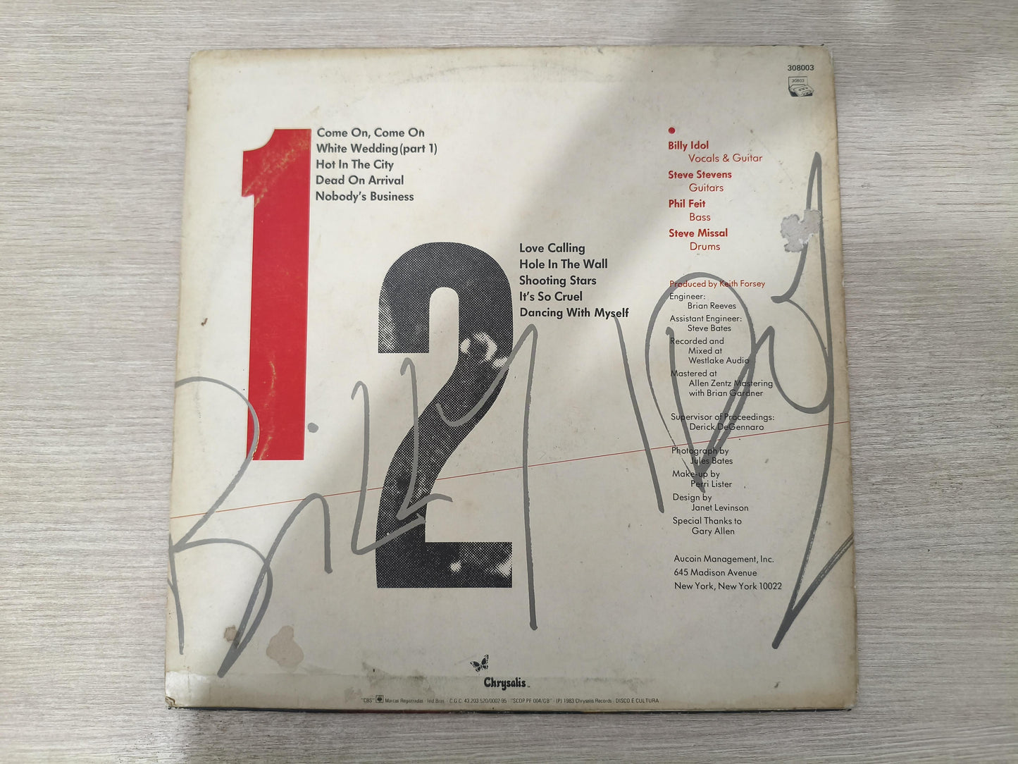 Lp Vinil Billy Idol None