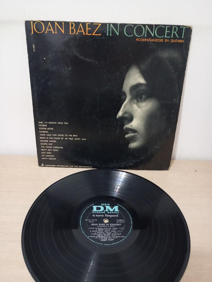 Lp Vinil Joan Baez In Concert Acompañandose Guitarra Import