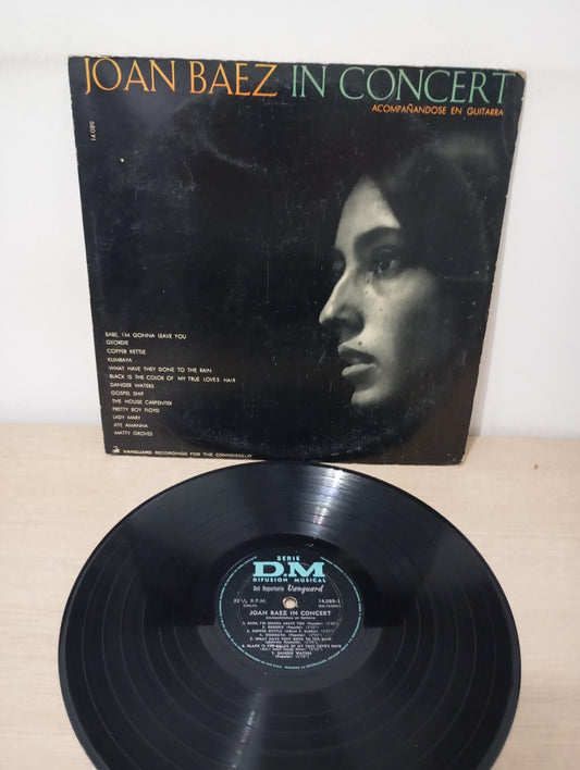 Lp Vinil Joan Baez In Concert Acompañandose Guitarra Import