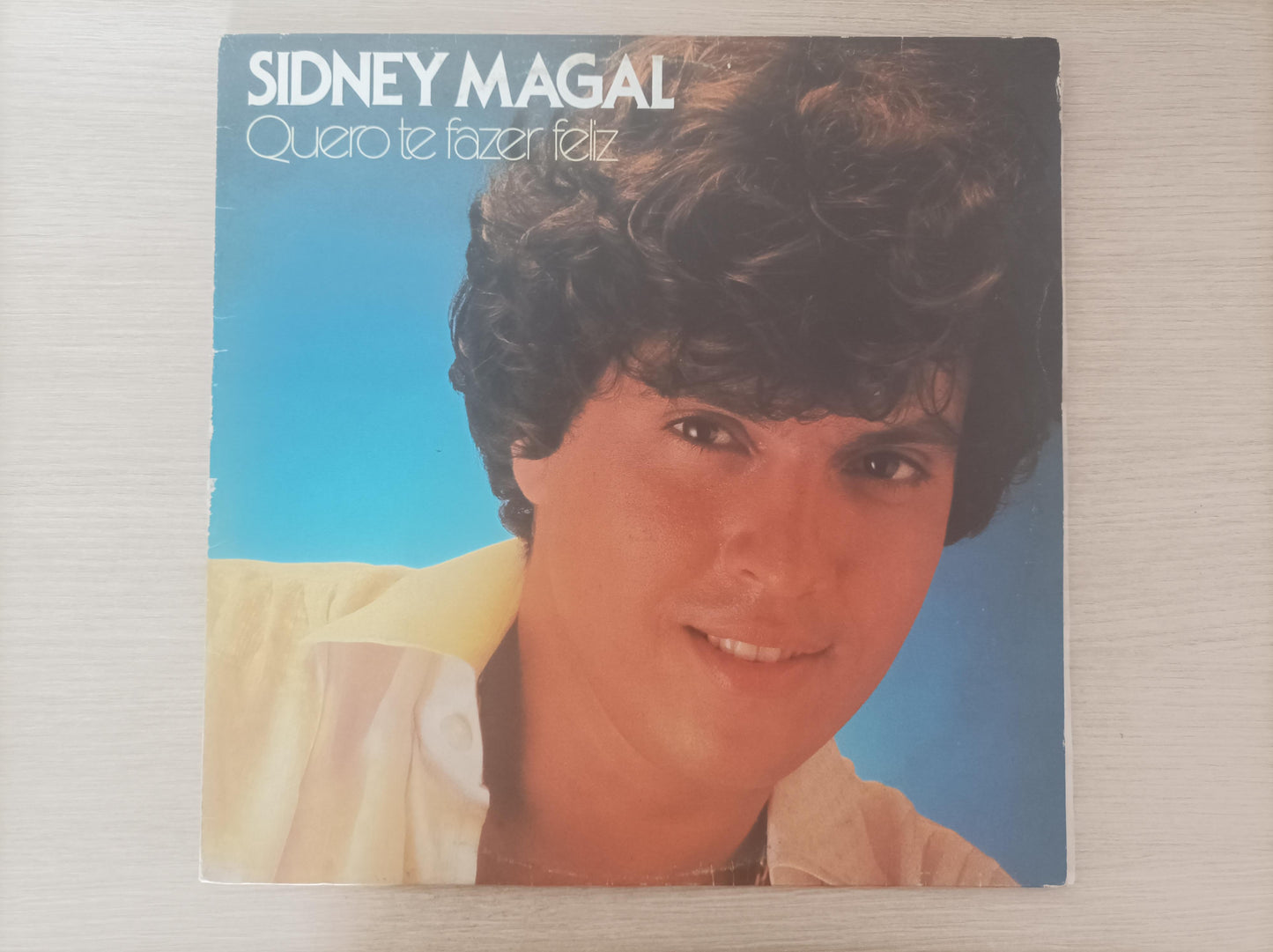 Lp Vinil Sidney Magal Quero Te Fazer Feliz Com Encarte