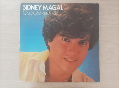 Lp Vinil Sidney Magal Quero Te Fazer Feliz Com Encarte