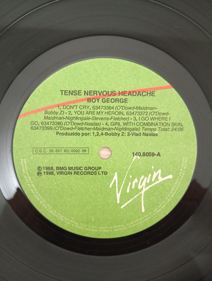 Lp Vinil Boy George Tense Nervous Headache Com Encarte