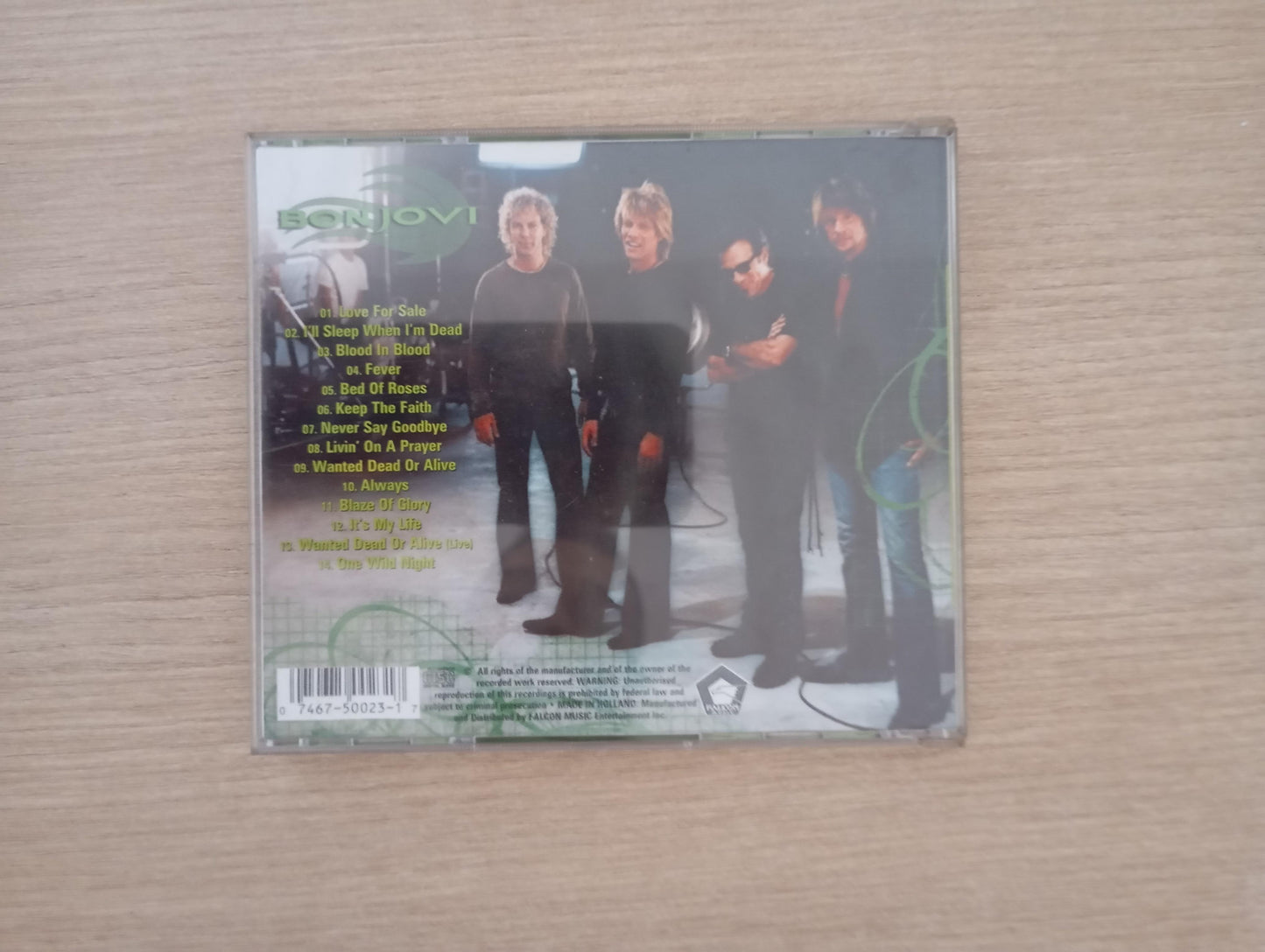CD Bon Jovi Unplugged Importado