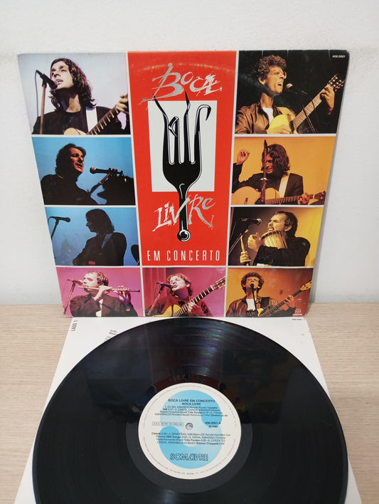 Disco Vinil Em Concerto Boca Livre Com Encarte A