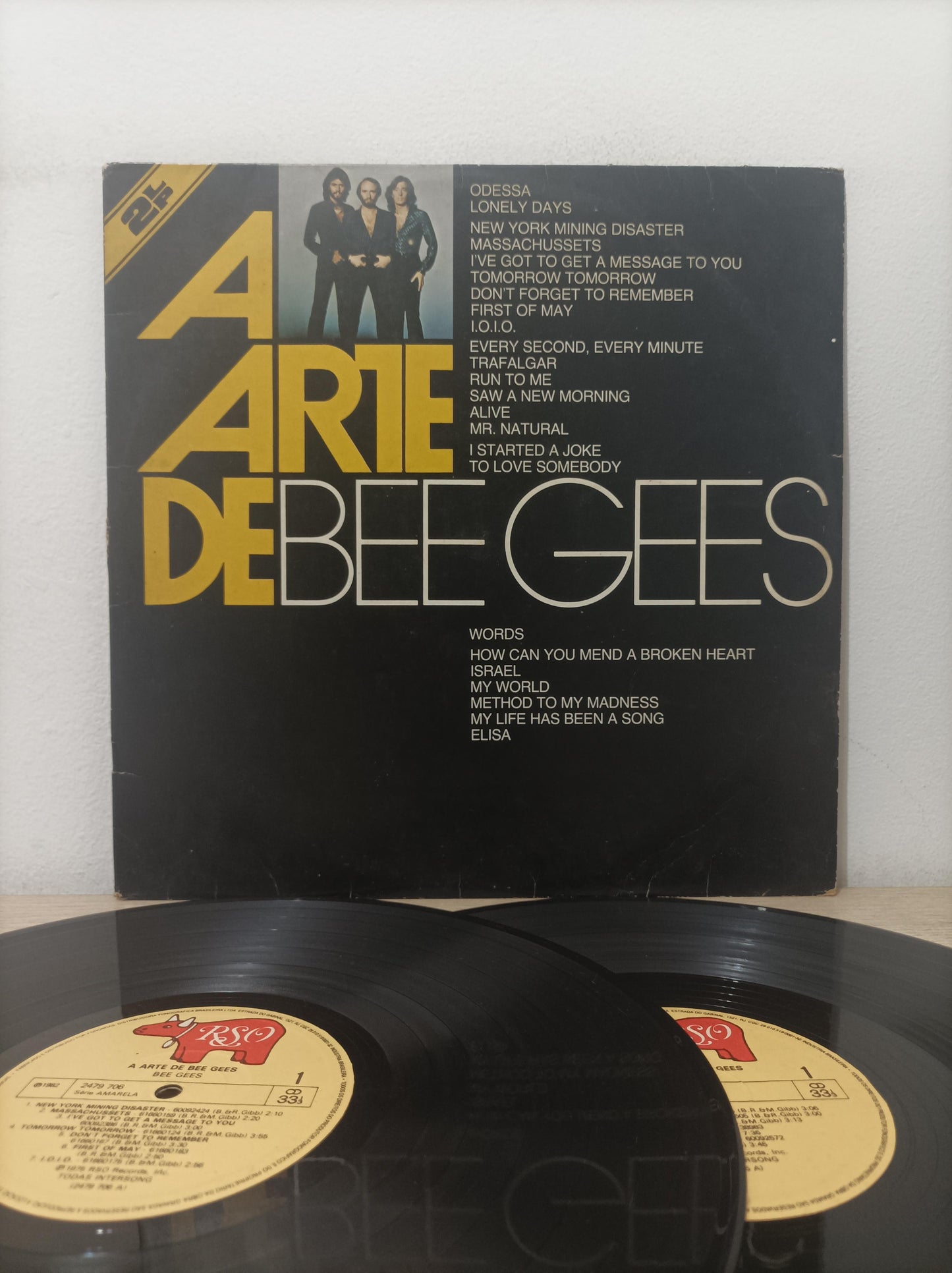 Lp Vinil Bee Gees A arte de Duplo