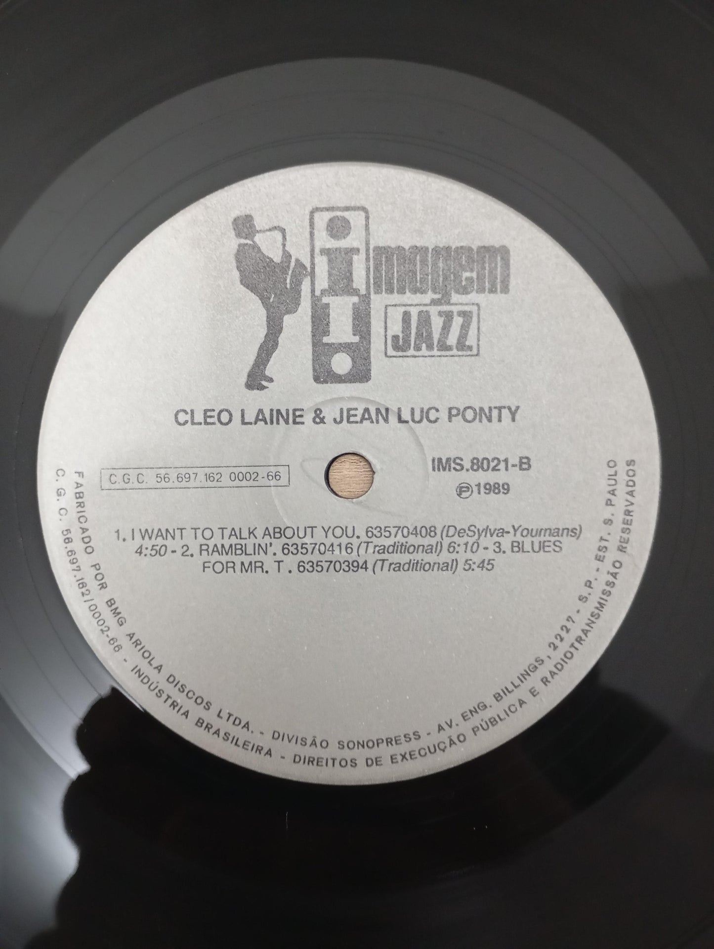 Lp Vinil Cleo Laine & Jean-Luc Ponty