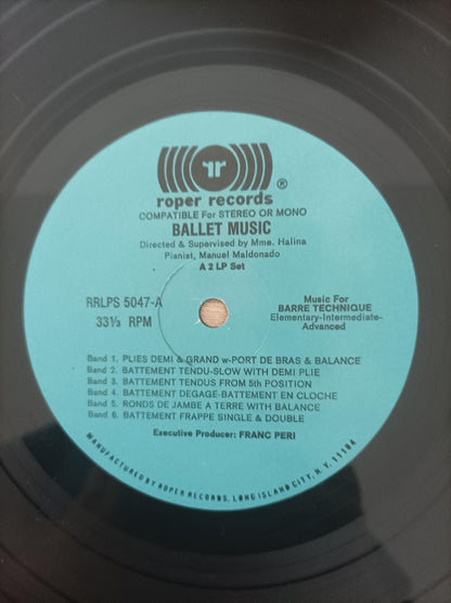 Lp Vinil Ballet Music For Barre Center Floor Duplo Importado