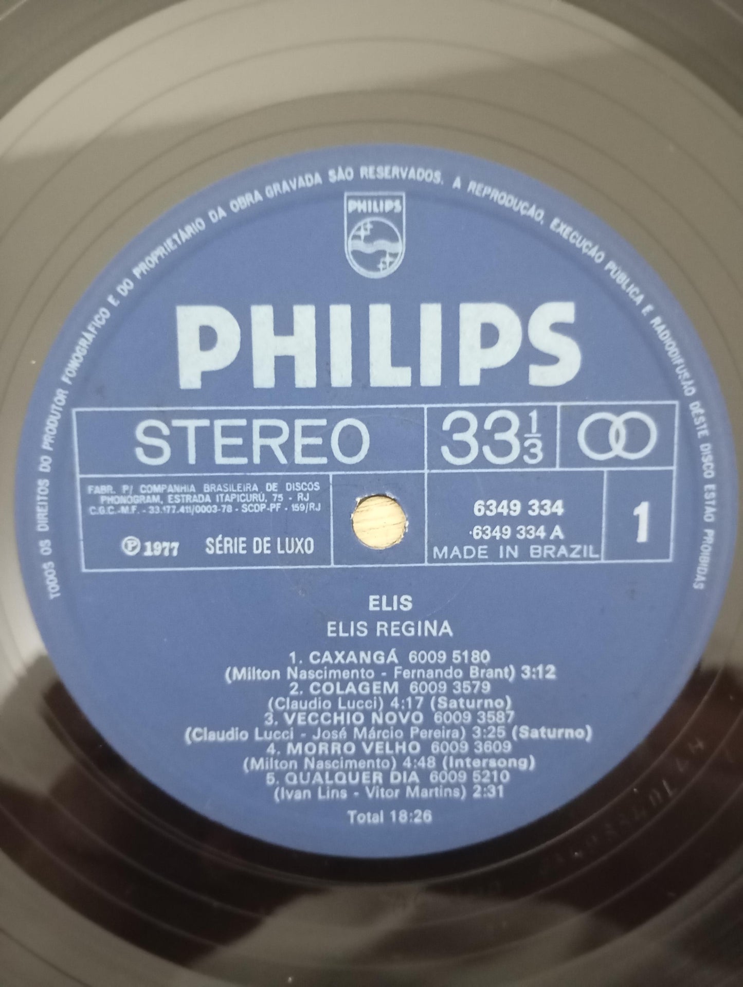 Disco Vinil 1977 Elis Regina Com Encarte A