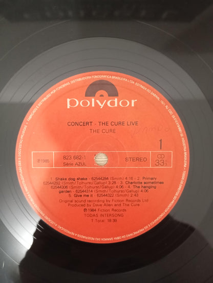 Lp Vinil The Cure Concert - The Cure Live