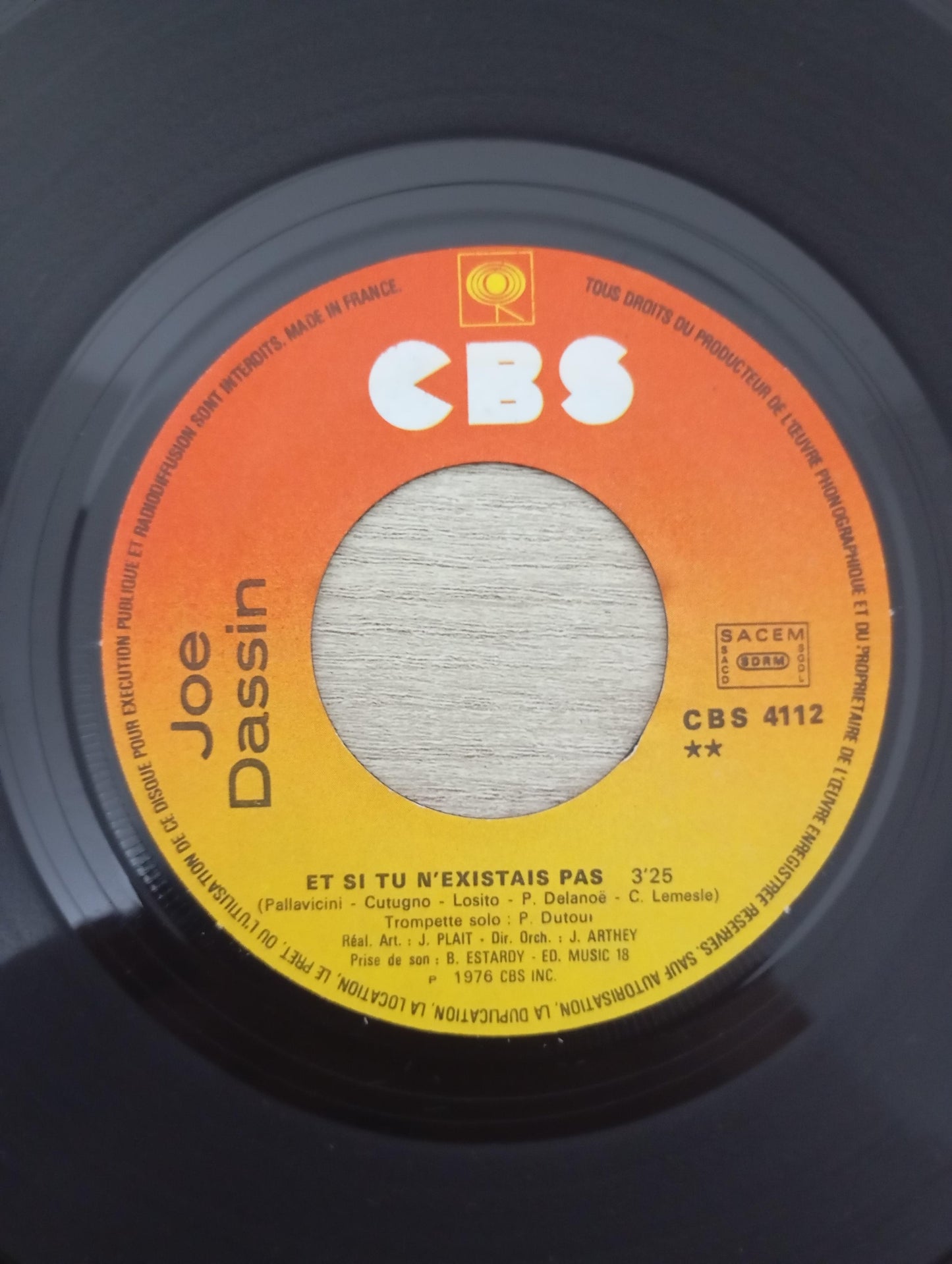Compacto Vinil Joe Dassin Salut Et Si Tu N'Existais Pas Imp