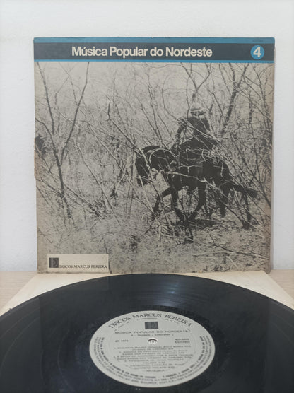 Lp Vinil Música Popular do Nordeste 4 Capa Dupla Com Encarte