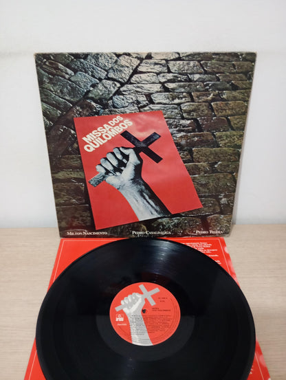 Lp Vinil Milton Nascimento Missa Dos Quilombos Com Encarte