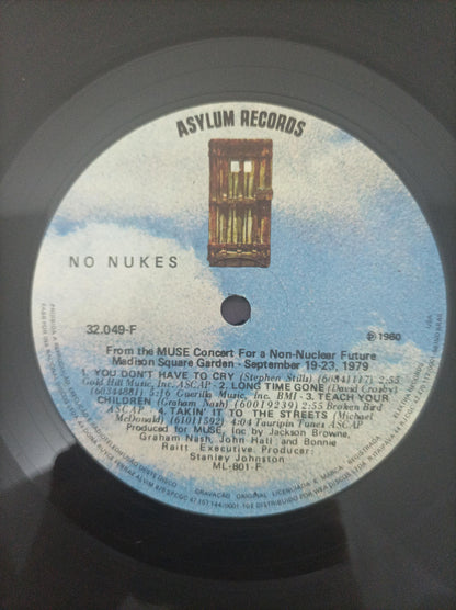 Lp Vinil No Nukes From the Muse Concerts Triplo Com Encartes