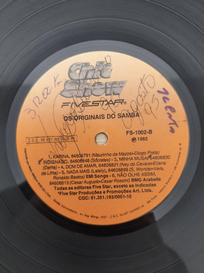 Lp Vinil Os Originais Do Samba Brincar De Ser Feliz