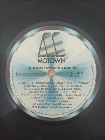 Disco Vinil Os Grandes Sucessos de Marvin Gaye A