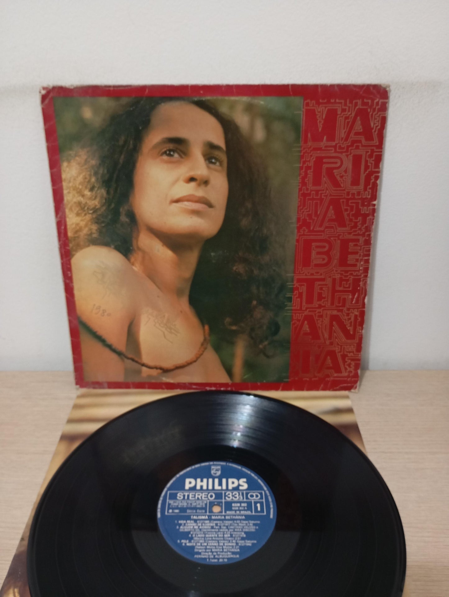 Lp Vinil Maria Bethânia Talismã Com Encarte