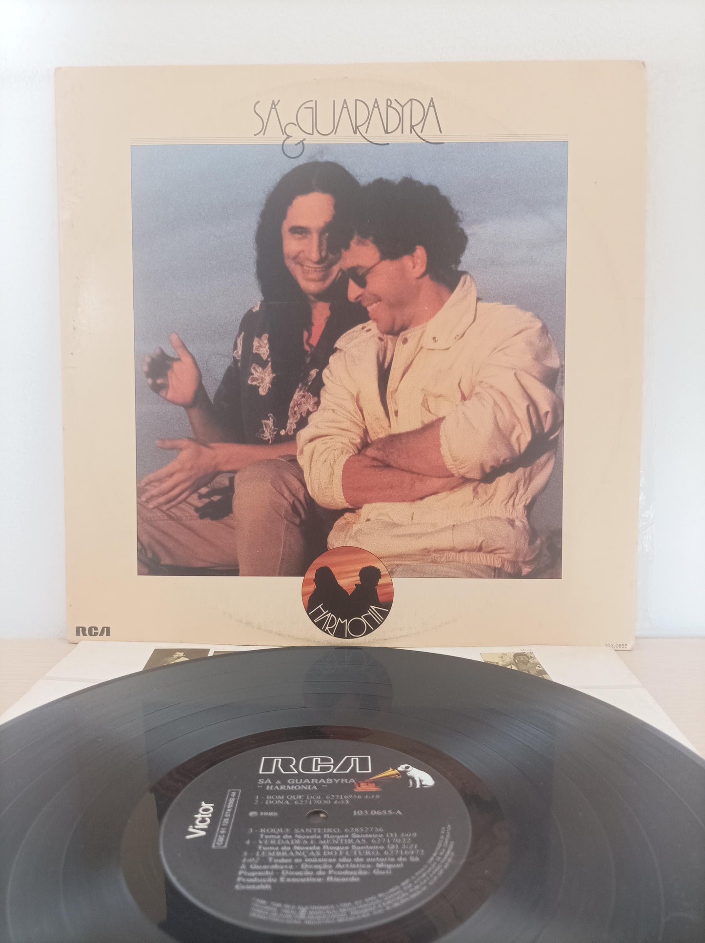 Lp Vinil Sá & Guarabyra Harmonia Com Encarte