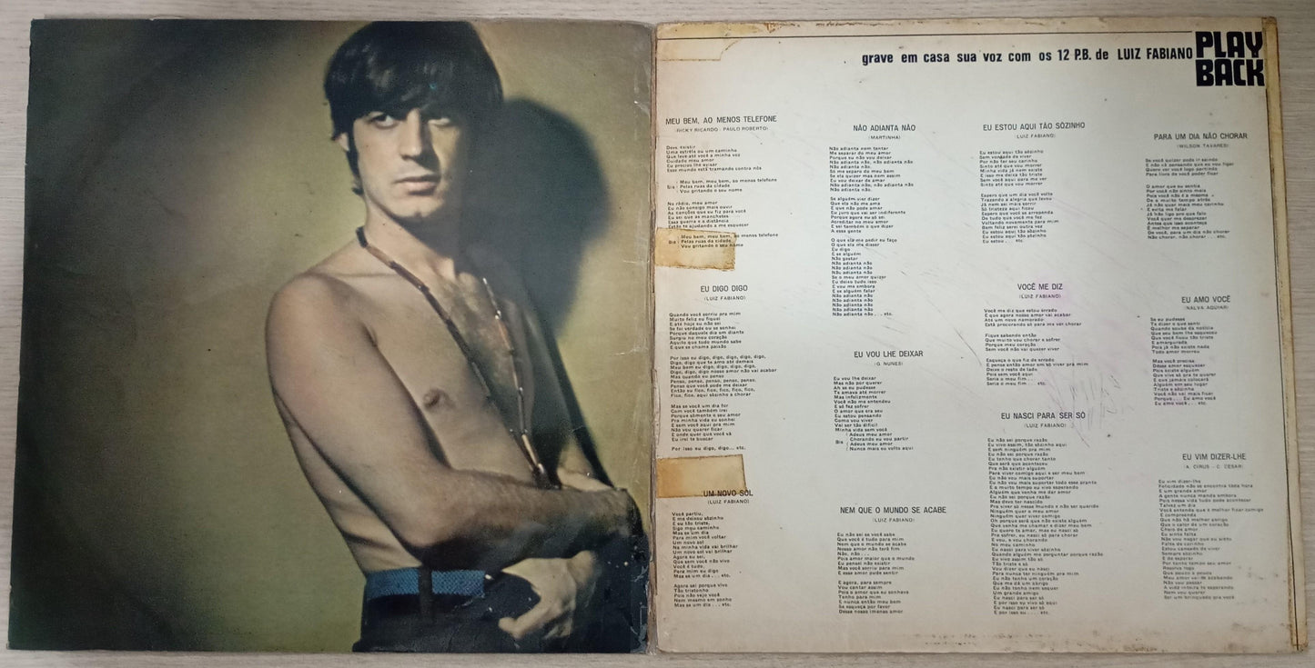 Lp Vinil Luiz Fabiano Meu Bem, Ao Menos Telefone Duplo