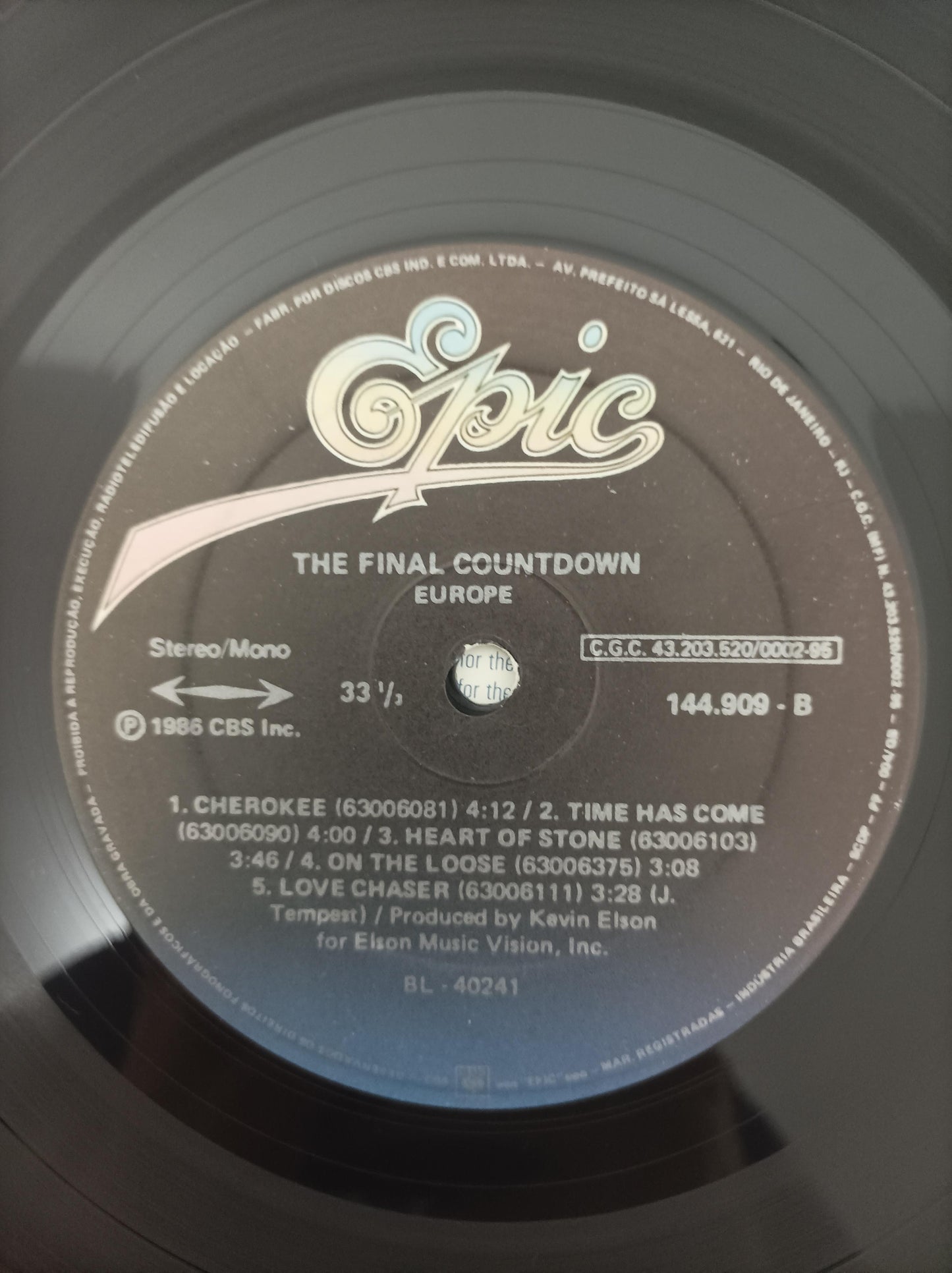 Lp Vinil Europe The Final Countdown Com Encarte