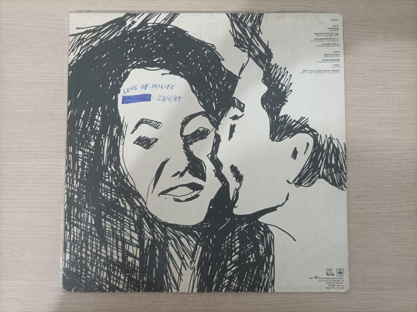 Lp Vinil Bob Dylan Infidels