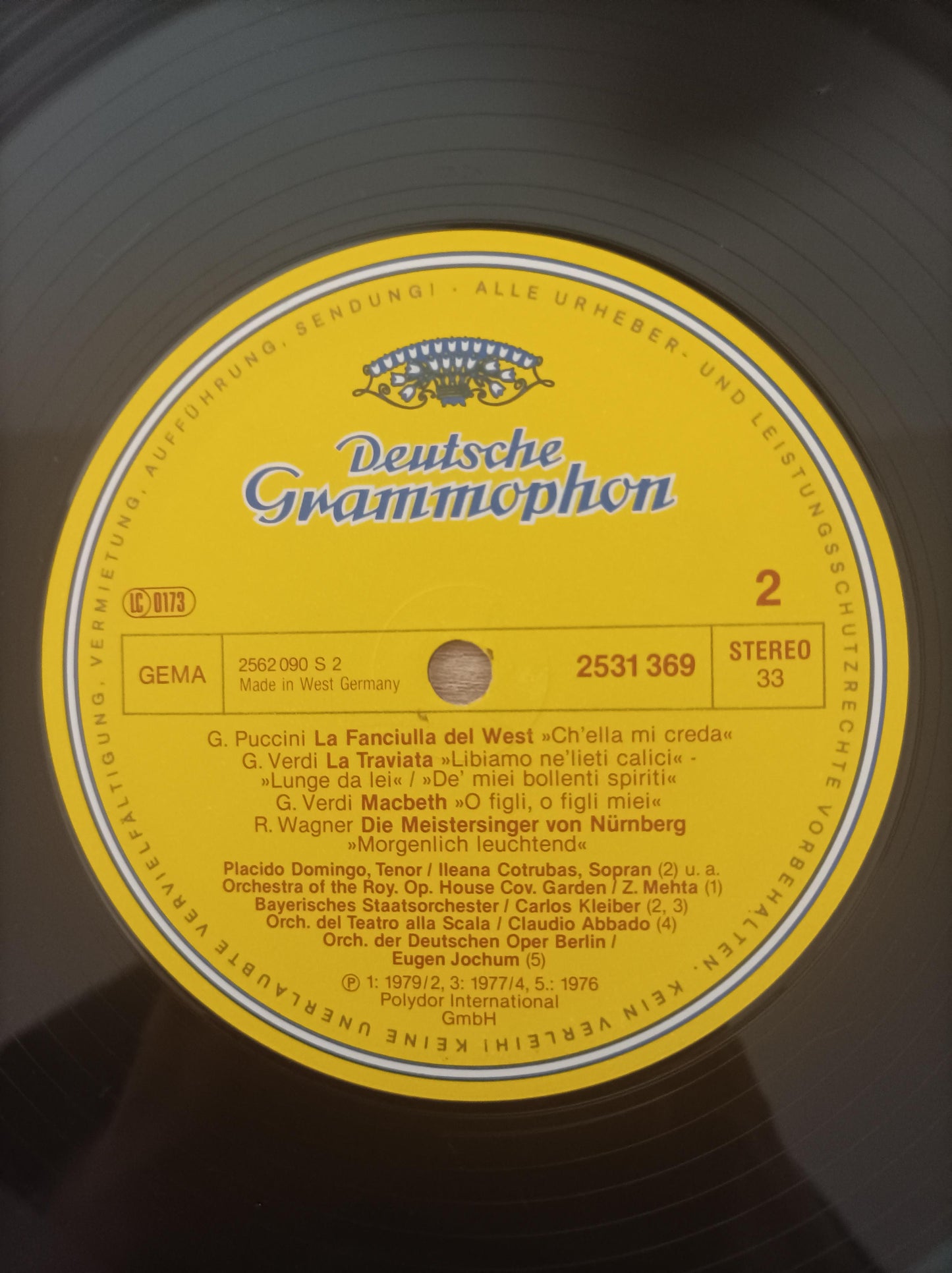 Lp Vinil Placido Domingo Greatest Hits Duplo Importado