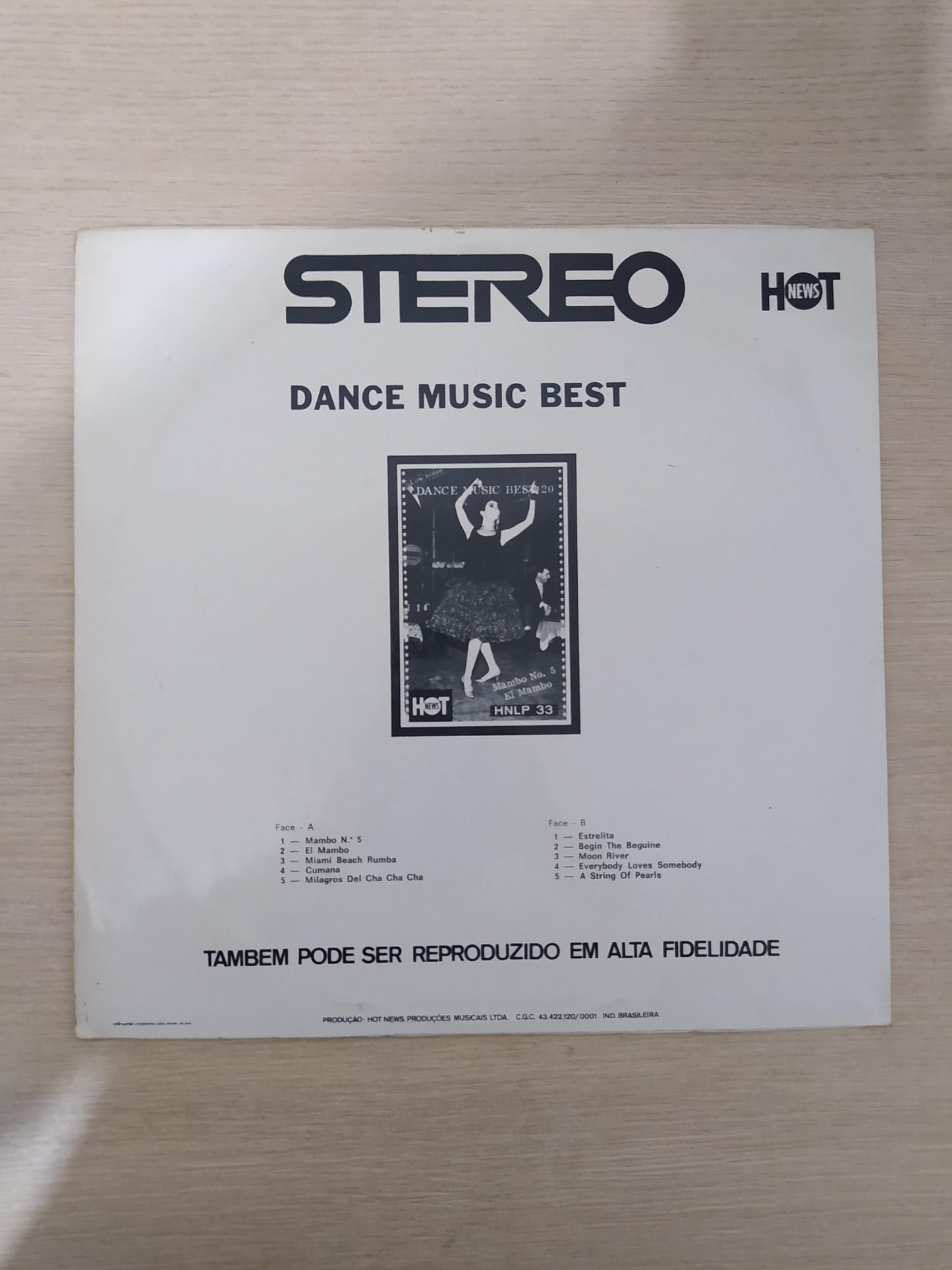 Lp Vinil Dance Music Best 5 Mambo No. 5