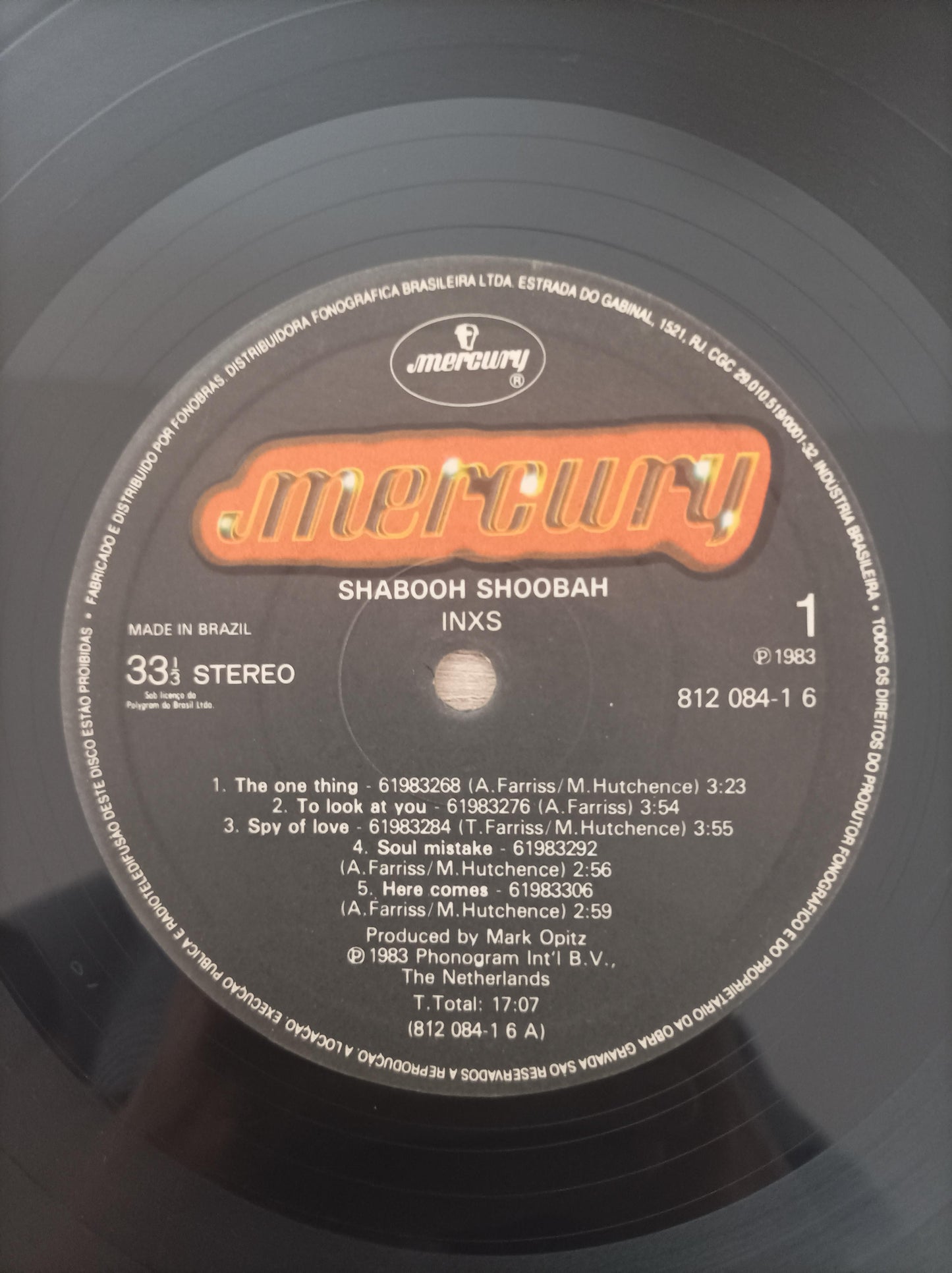 Lp Vinil INXS Shabooh Shoobah