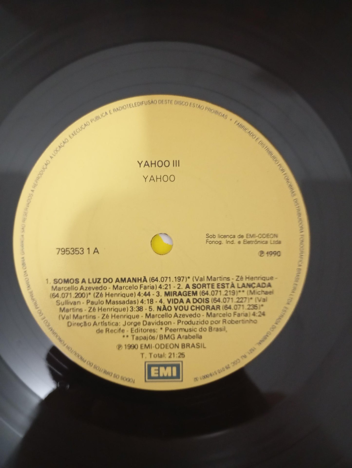 Lp Vinil Yahoo 3 Com Encarte