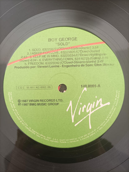 Lp Vinil Boy George Sold Com Encarte
