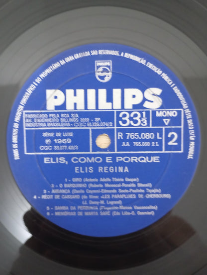 Lp Vinil Elis Regina Como & Porque