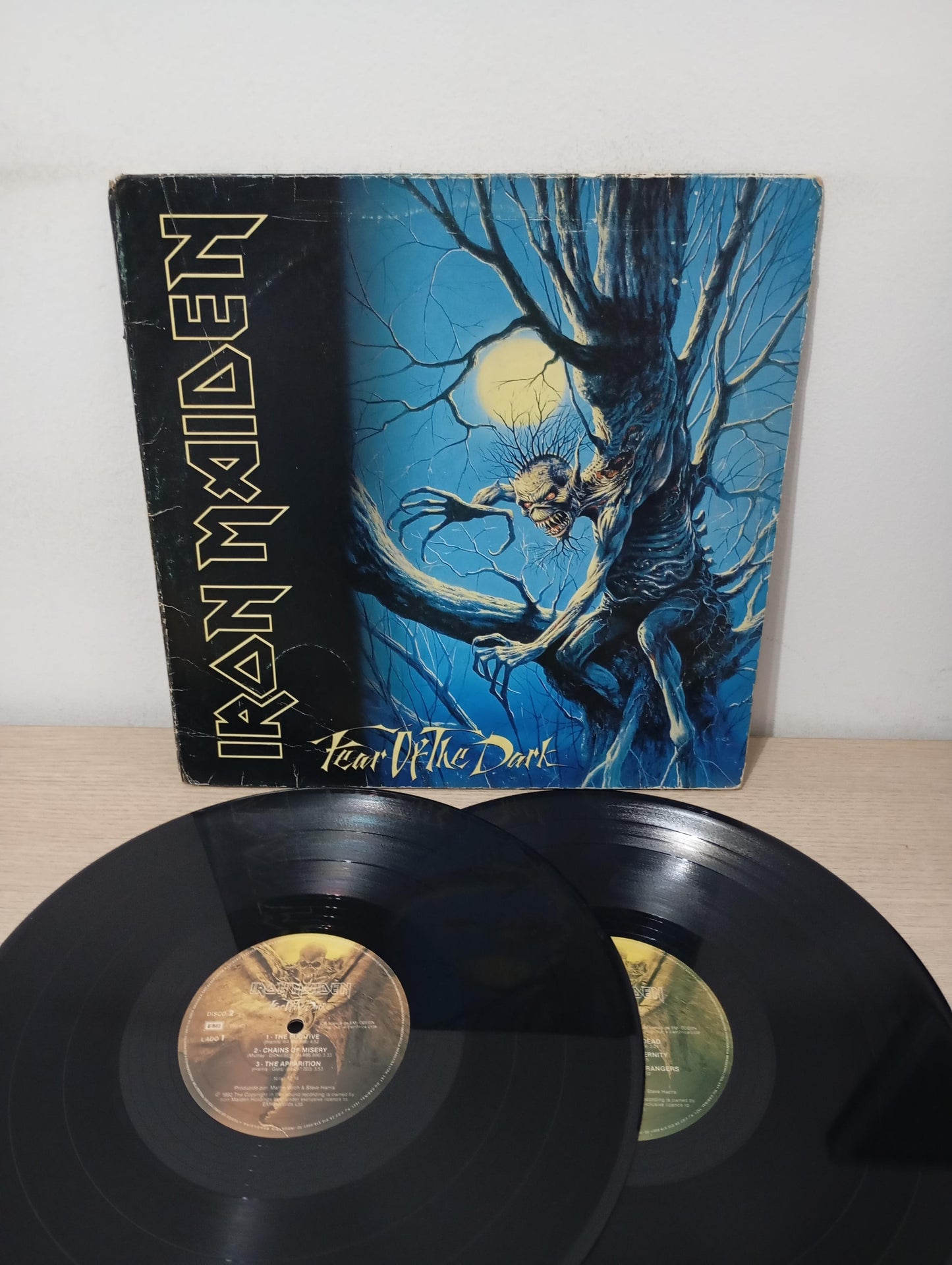 Disco Vinil Fear Of The Dark Iron Maiden Duplo A