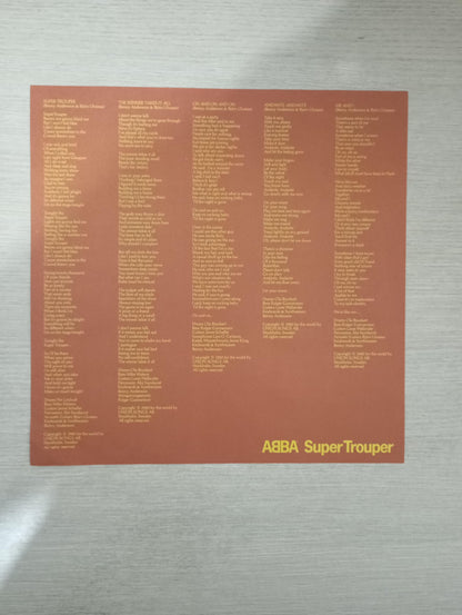 Lp Vinil ABBA Super Trouper Com Encarte