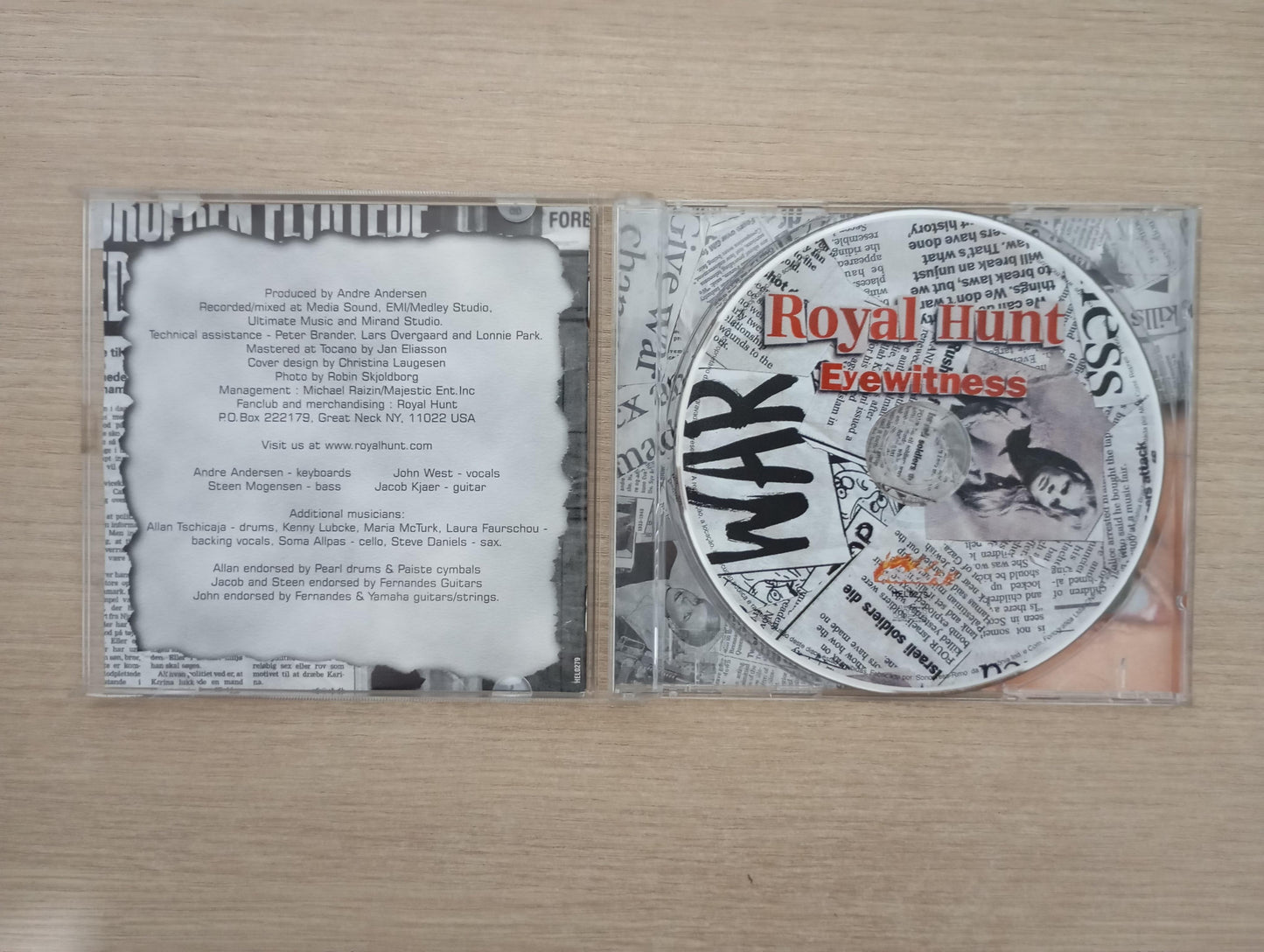 CD Royal Hunt Eye Witness