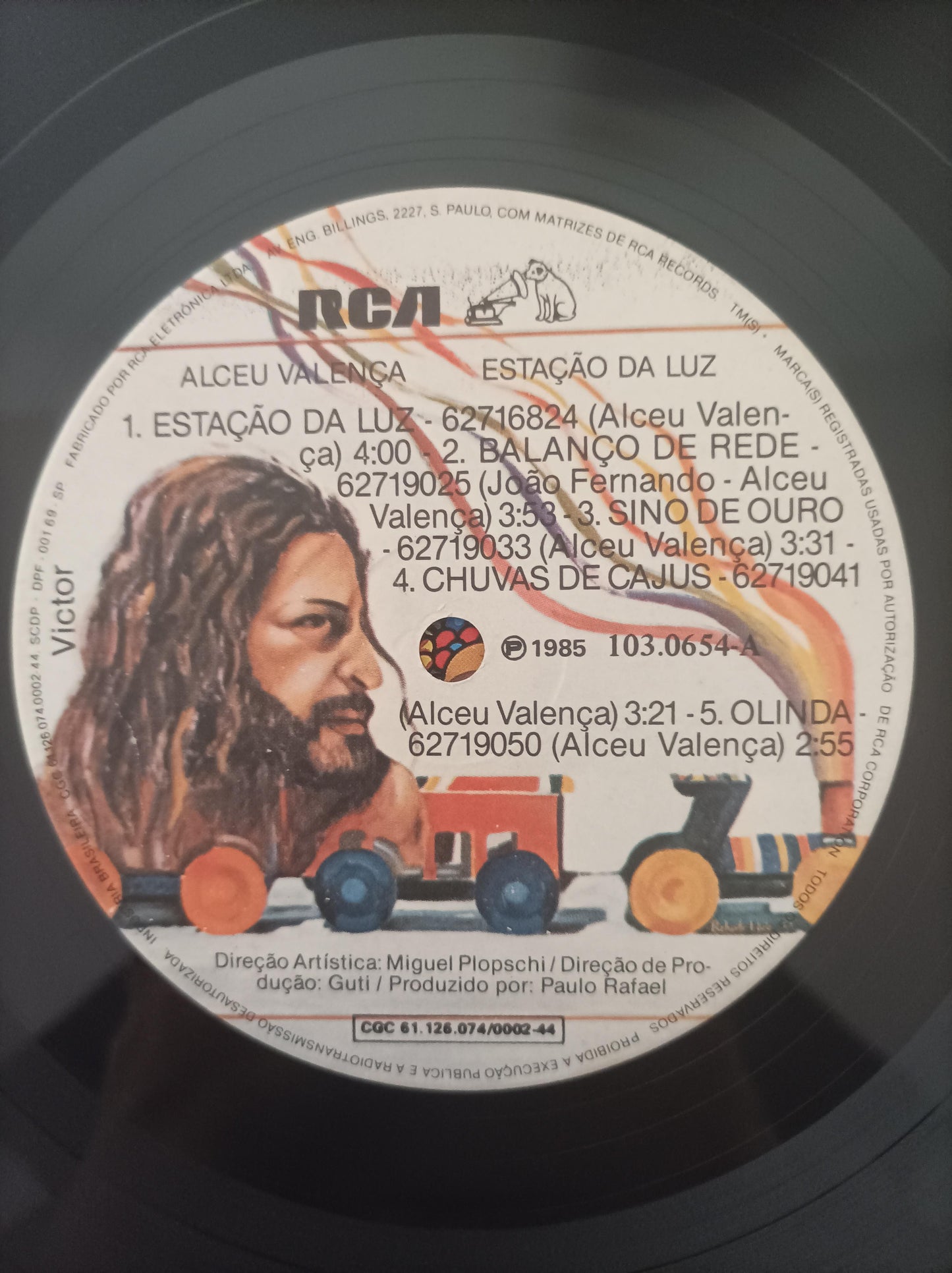Disco Vinil Estação Da Luz Alceu Valença Com Encarte A