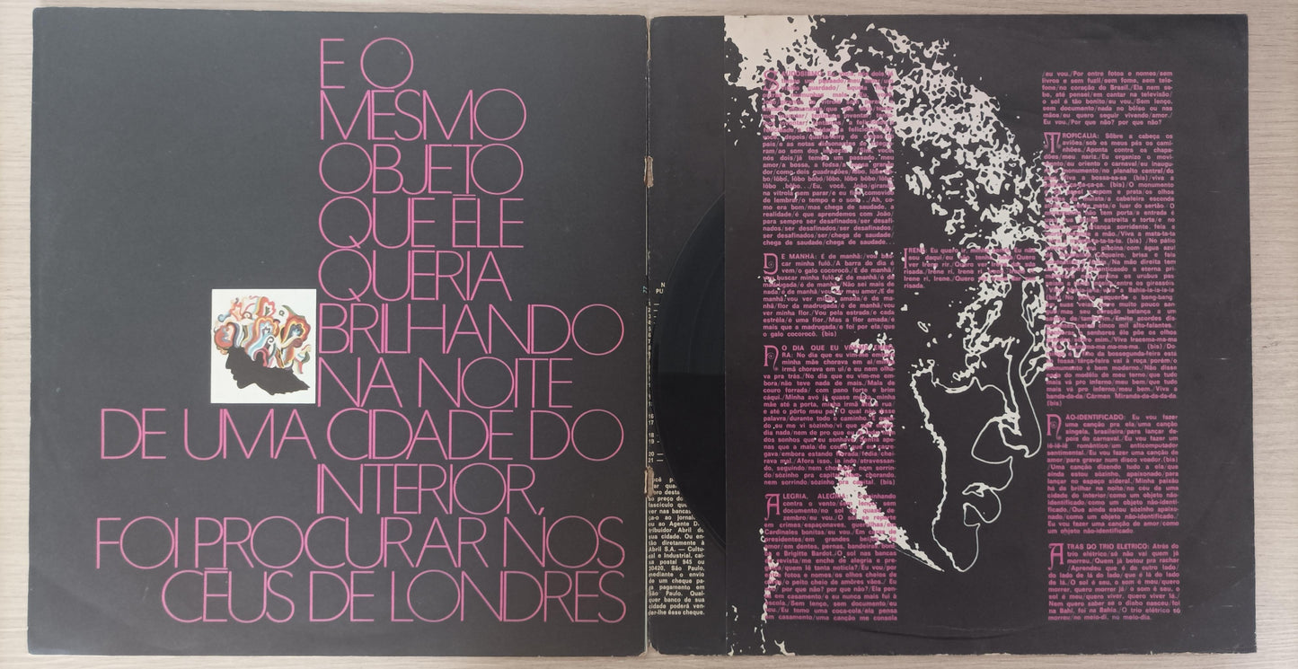 Lp Vinil Caetano Veloso História da MPB Capa Dupla