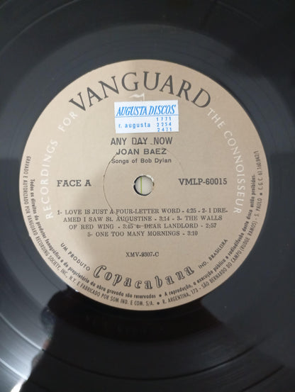 Lp Vinil Joan Baez Any Day Now Duplo Com Encartes