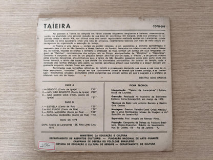 Compacto Vinil Folclore Brasileiro 9 Taieira