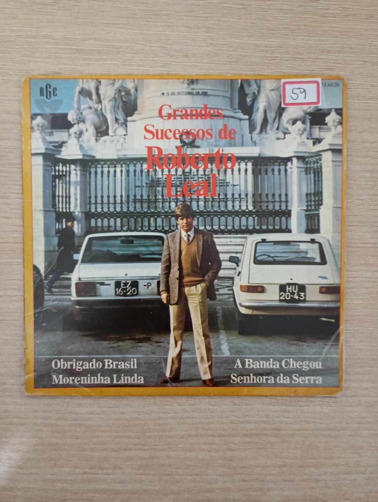 Compacto Vinil Roberto Leal Grandes Sucessos de