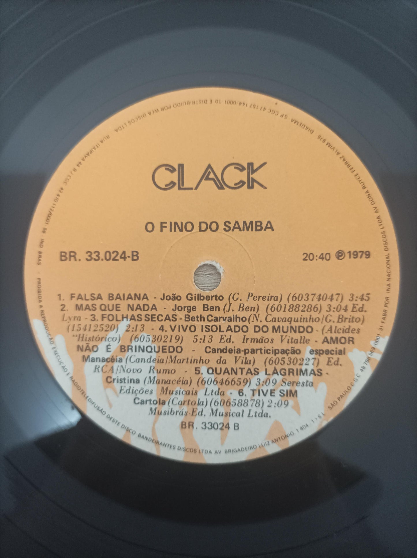 Lp Vinil O Fino do Samba