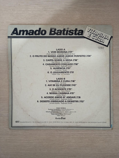 Lp Vinil Amado Batista Vitamina E Cura