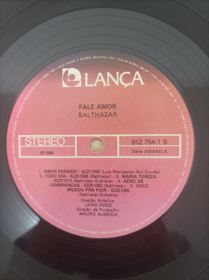 Lp Vinil Balthazar Fale, Amor