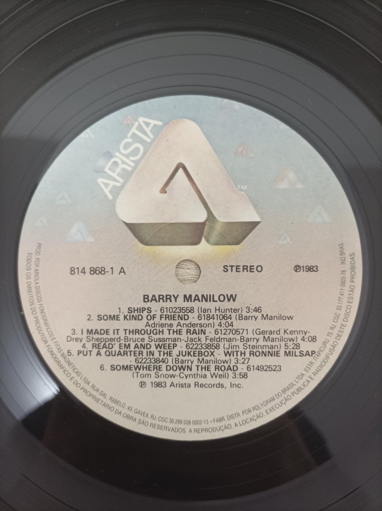 Lp Vinil Barry Manilow Greatest Hits Vol. II