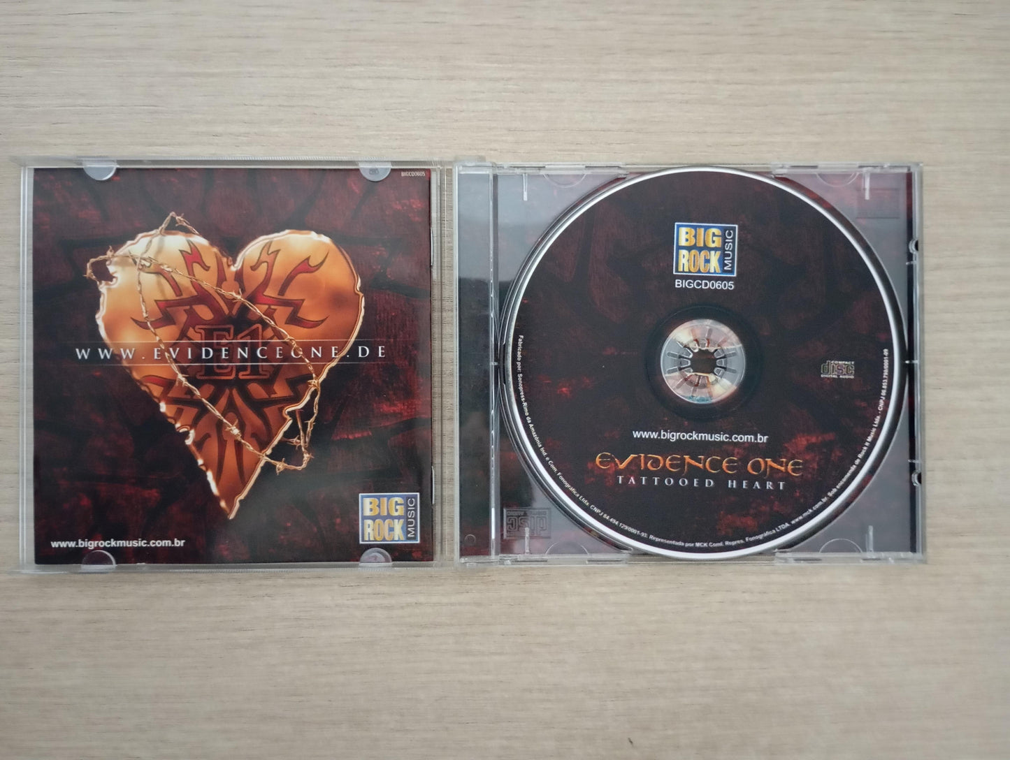 CD Evidence One Tattooed Heart