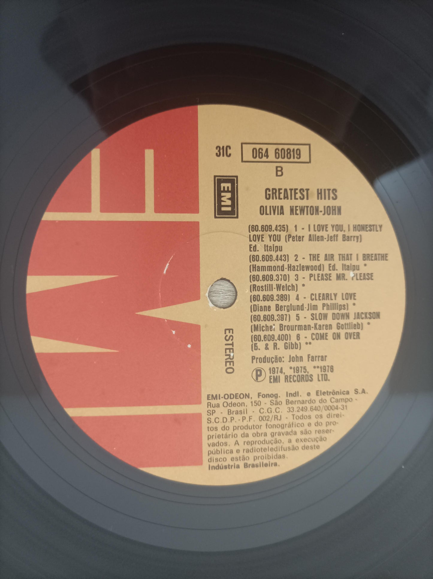 Lp Vinil Olivia Newton-John Greatest Hits