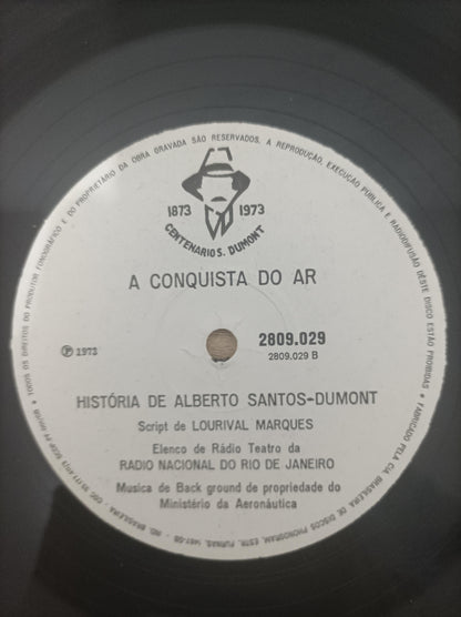 Lp Vinil Alberto Santos Dumont Centenário 1873-1973 Duplo