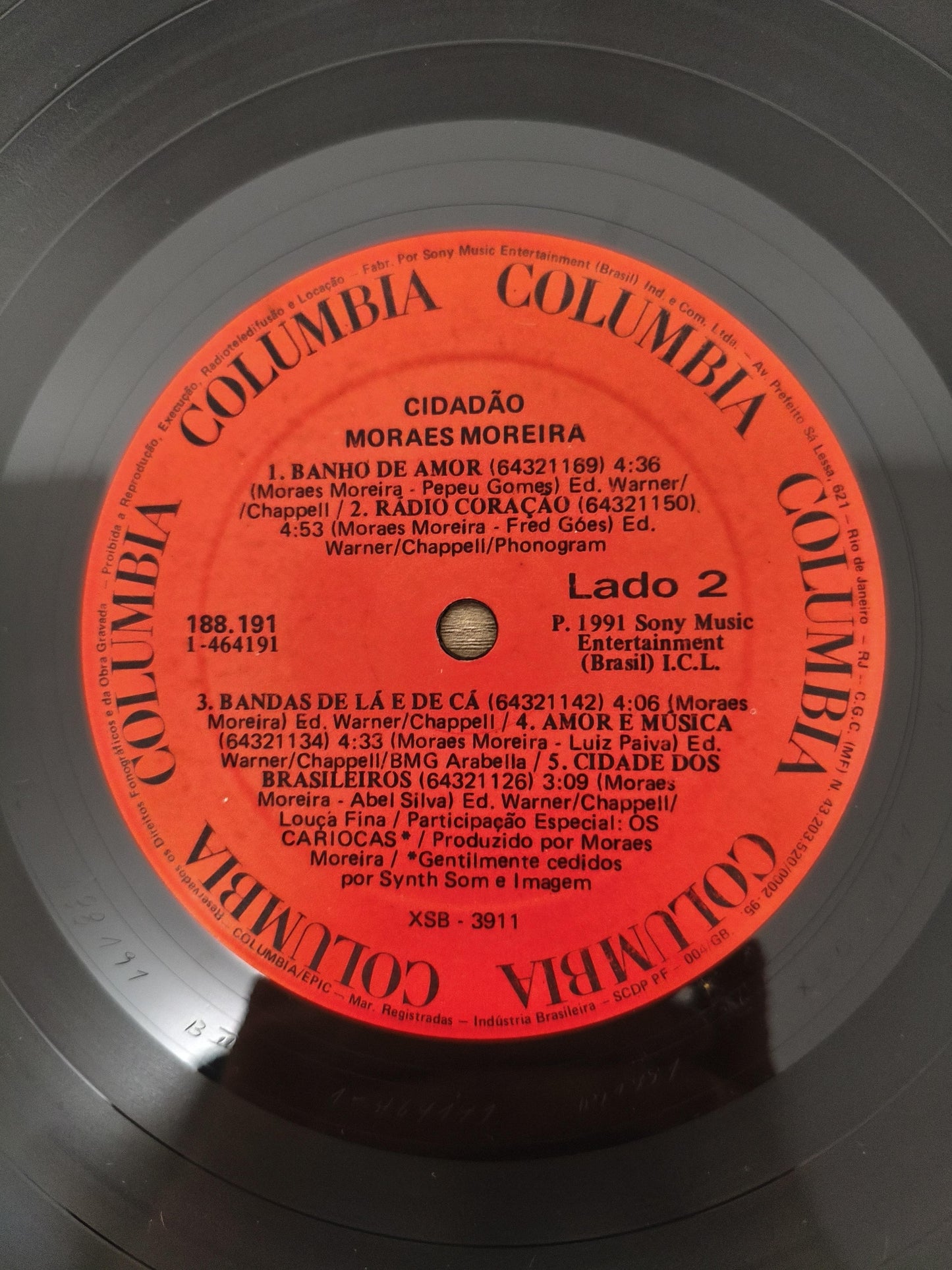 Lp Vinil Moraes Moreira Cidadão Com Encarte