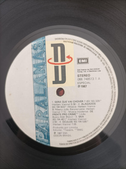Lp Vinil Os Paralamas Do Sucesso D Com Encarte