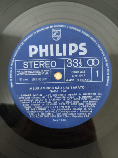 Lp Vinil Nara Leão Os Meus Amigos São Um Barato